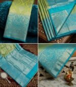 Wedding Pure Silk Saree (Camo) - Image 3