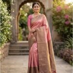 Wedding Pure Silk Saree (Dusty Pink)