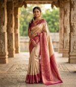 Wedding Pure Silk Saree (Lion)