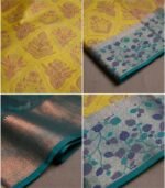 Wedding Pure Silk Saree (Muddy Waters) - Image 3
