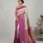 Wedding Pure Silk Saree Pearl Bush