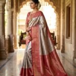 Wedding Pure Silk Saree (Pearl Bush)