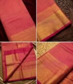 Wedding Pure Silk Saree (Red Brown) - Image 3