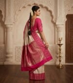 Wedding Pure Silk Saree (Rodeo Dust) - Image 2