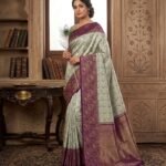 Wedding Pure Silk Saree (Spring Rain)