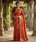 Wedding Pure Silk Saree (Maroon Red)