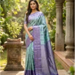 Wedding Pure Silk Saree (Ramar Blue - Violet)